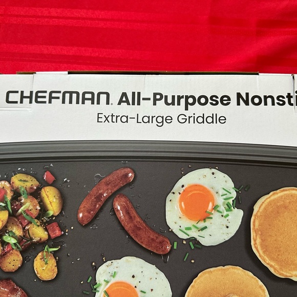 Chefman All-Purpose Nonstick Extra Long Electric Griddle New In Box - Picture 3 of 11